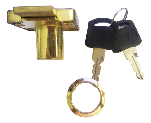 Chapa Cerradura Para Mueble J 1000d Laton Mz