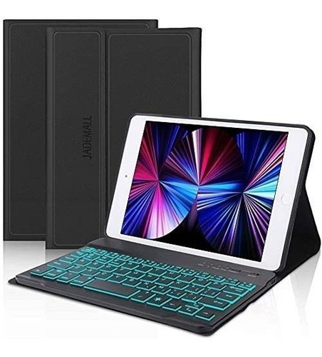 Funda Con Teclado Para iPad Mini 5/4/3/2/1 Retorilum. Negro