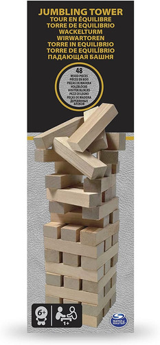 Juego Torre De Equilibrio Spin Master 48 Pzas De Madera 6