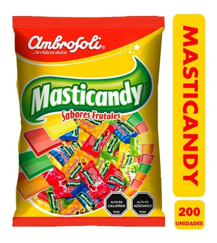 Masticandy Ambrosoli Bolsa De 200 Unidades Masticable