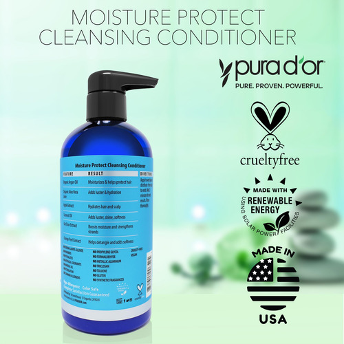 Condicionador De Limpeza Pura D'or Moisture Protect 500ml