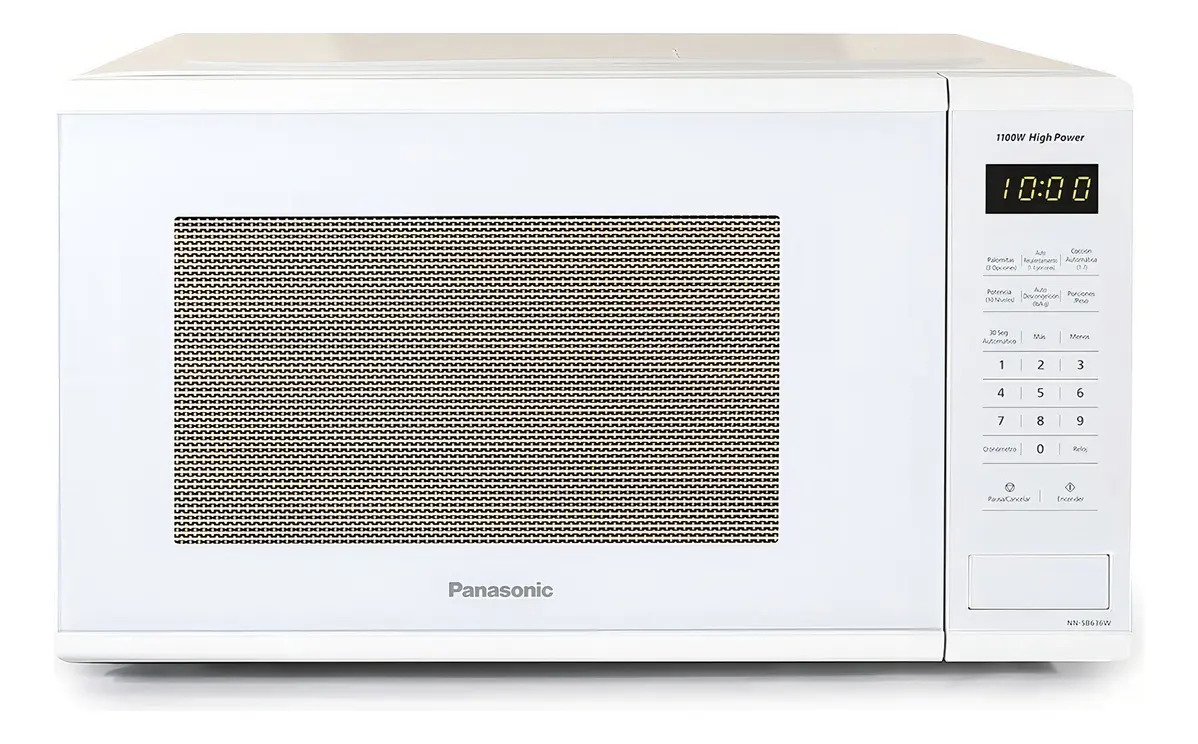 Microondas Panasonic Con Menús Pre-establecidos Nn-sb636wruh
