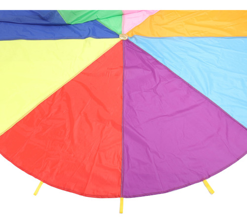 Los Niños Juegan A Parachute Rainbow, Ejercicio Físico Senso
