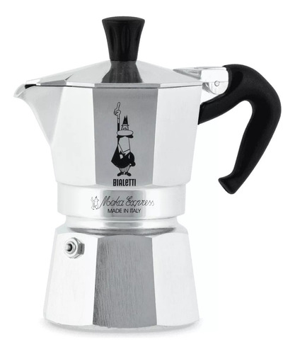 Cafetera Clasica Italiana Bialetti Moka Express 2 Pocillos