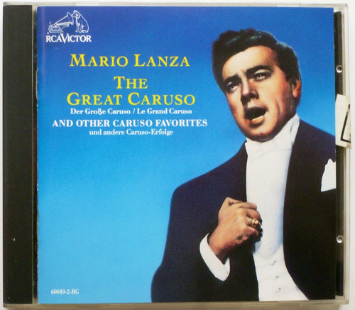 Mario Lanza The Great Caruso Cd Rca  Arias Canciones (ff) 