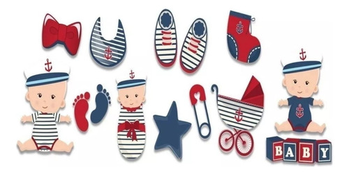 Pack Imágenes Clipart Marinero Marinerito Mar + Regalo