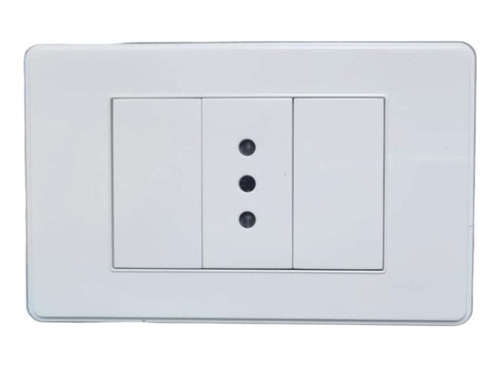 Tomacorriente Enchufe Hembra Simple 10a Blanco 250v Vellmax