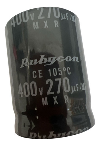 2 Capacitores Usados Mxr Rubycon 270uf 400 Vdc (Usado)