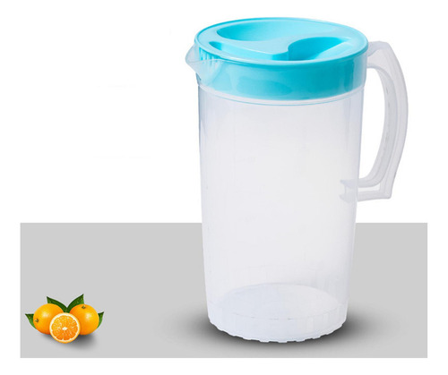 Jarra De Agua Con Jarra De Agua De Tapa Con Mango, Agua Azul