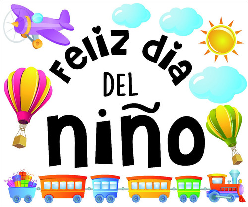Vidrieras Del Día Del Niño Feliz Dia Del Niño