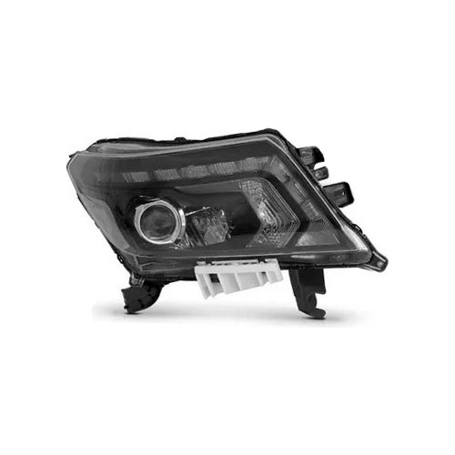 Farol Frontier 2017 18 19 20 21 Manual Com Led Mascara Negra