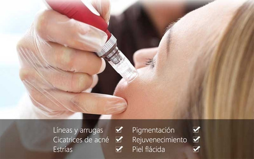 Derma Pen Dermapen Mesoroler Acne Arrugas+ Cartuchos Gratis