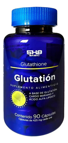 Glutation Antioxidante 90 Capsulas 5h8 Sabor Sin Sabor
