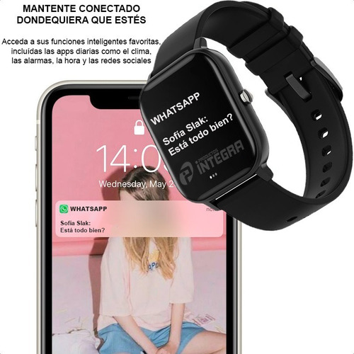 Smartwatch Blanco Reloj Bluetooth U8 Android iPhone Samsung