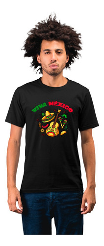 Playera Camiseta Viva México 16 De Septiembre Para Hombre