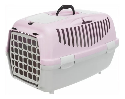 Jaula Transportadora Capri 2-xs-s 37x34x55 Para Gatos Color Lila