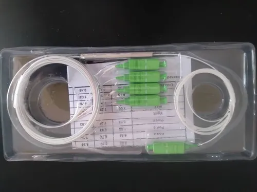 comprar Splitter Divisor Fibra Optica Plc 1x4 Sc Apc Monomodo Ftth