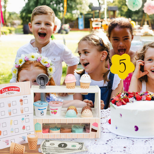 Juego De Helados De Juguete Juguetes De Helado Para Niños Mo