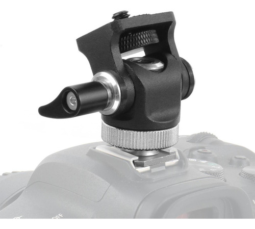Adaptador De Montura De Zapata Dslr Cámara Trípode Negro