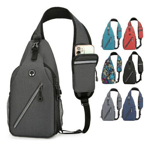 Bolso De Pecho Para Hombre, Mochila Multifuncional Simple E