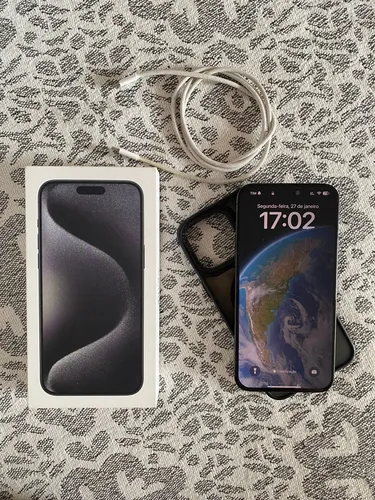 Apple iPhone 15 Pro Max 256gb Dual Sim - Titânio Preto