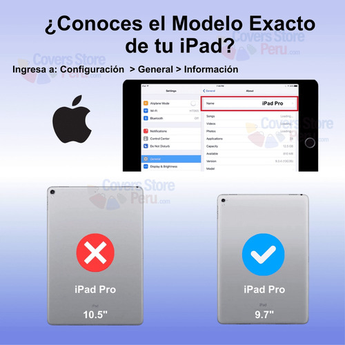 Funda Para iPad Pro 2 9 7 Imantada Negra