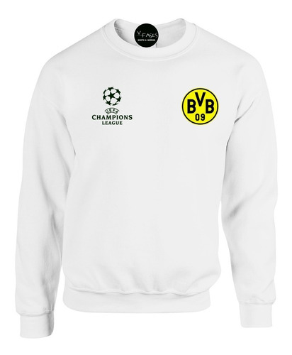 Buzo Saco Crewneck Borussia Dortmund Champions League Aleman