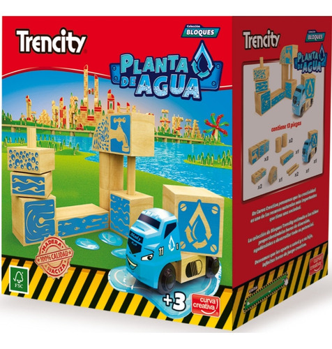 Trencity - Planta De Agua -splash & Moly - Coleccion Bloques