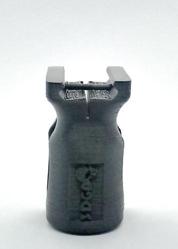 Imagem 4 de 8 de Front Grip Foregrip Vertical Cqb Vazado 20mm Airsoft -3dga