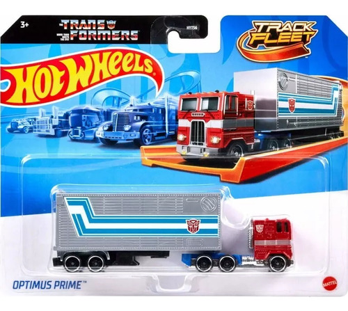 Hot Wheels Transformers 1:64 Track Fleet Optimus Prime