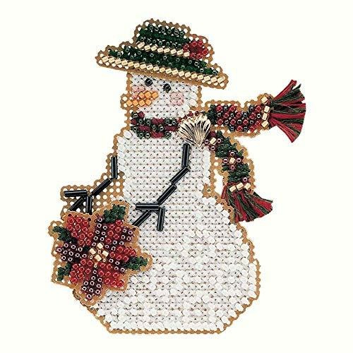 Pascua Nieve Charmer  cuaderno Bead De Punto De Cruz, Diseñ