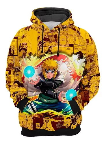 Camiseta Minato Quarto Hokage Anime Naruto Unissex