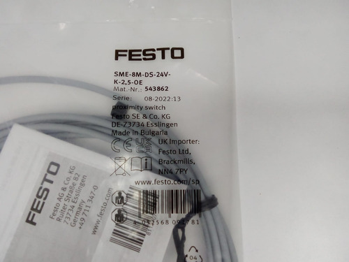 Sensor De Proximidad Festo Sme-8m-ds-24v-k-2,5-oe