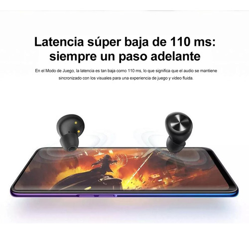 Auriculares Bluetooth Realme Dizo Gopods D Blancos Blanco