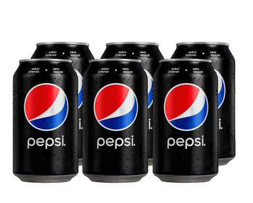 Pepsi Black Lata 354 Cc Pack X6 Unidades