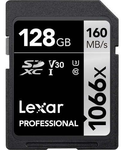 Cartão Memória Lexar Sd Xc 128gb Professional 1066x Uhs-i 