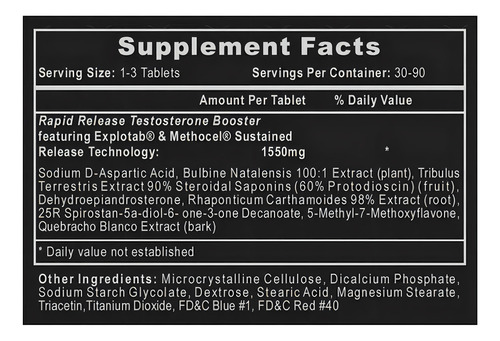 Termogenico Hi Tech Bulasterone 180 Tabletas