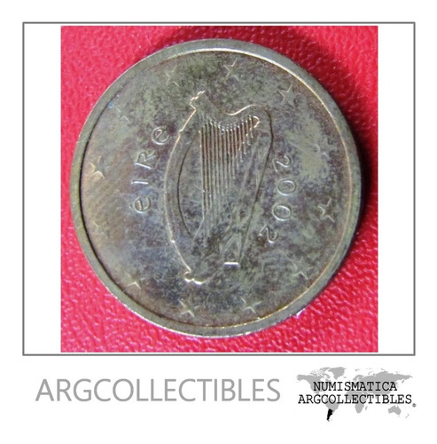 Irlanda Moneda 2 Centavos 2002 Unc Km #33