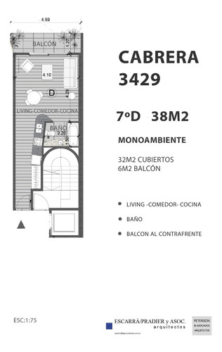 Imagen 20 de 21 de Venta Depto Monoambiente En Palermo Emprendimiento