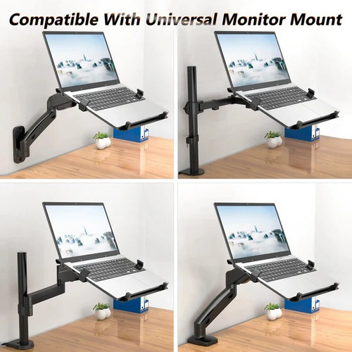 Bandeja Base Notebook Adaptable Universal Para Brazo Soporte