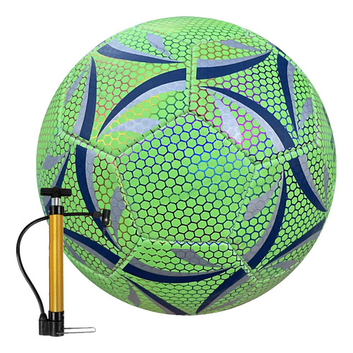 Balones De Soccer Holográficos, Mxgnp-001, 1 Pza, #5, Verde,