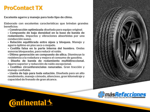 Llanta Continental Procontact Tx Ssr 225/45r19 96h Xlde96