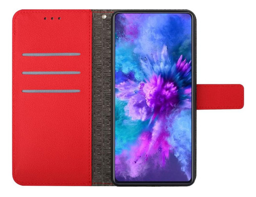 //funda Abatible Para Oppo A5 Pro 5g Cartera Pu Cuero En Para