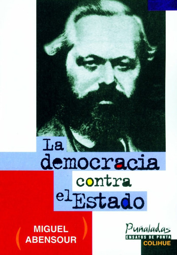 La Democracia Contra El Estado, De Abensur Miguel., Vol. 1. Editorial Colihue, Tapa Blanda En Español