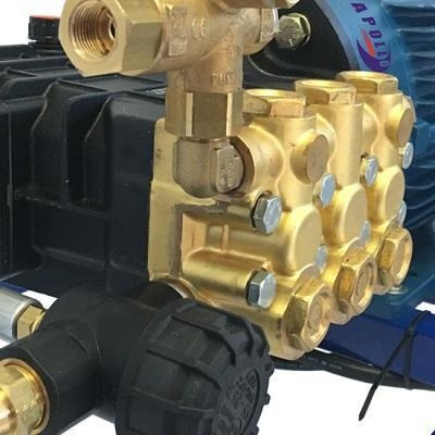 Imagen 4 de 8 de Hidrolavadora Industrial Apollo 7 Platino Trifásica 3200 Psi