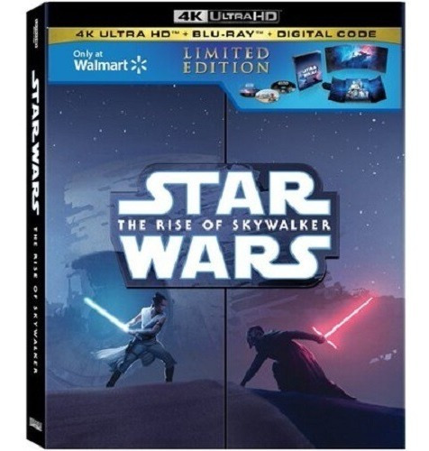 Star Wars: The Rise Of Skywalker Walmart 4k Uhd + Blu-ray 