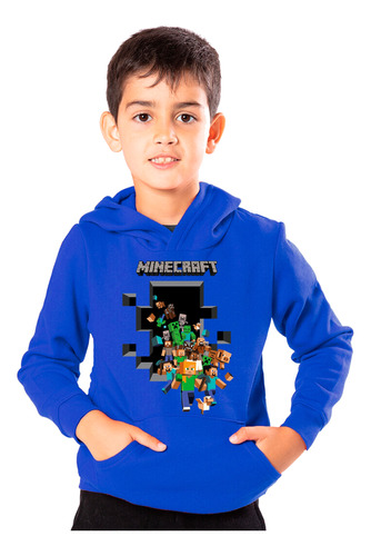 Canguro  Buzo Abrigable Gruesos Excelente Calidad Minecraft 