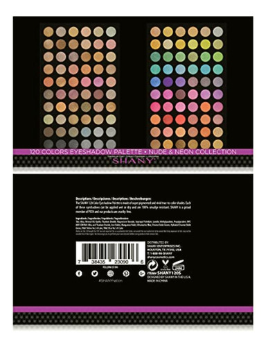 Shany Ultimate Fusion Eyeshadow Palette (120 Color Eyeshadow