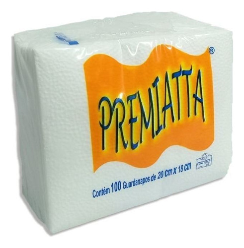 Guardanapo Premiatta Folha Simples 20x18cm Com 100 Folhas