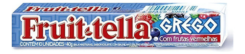 Fruit-tella Grego Iogurte C/ Baunilha E Frutas Verm. 40g